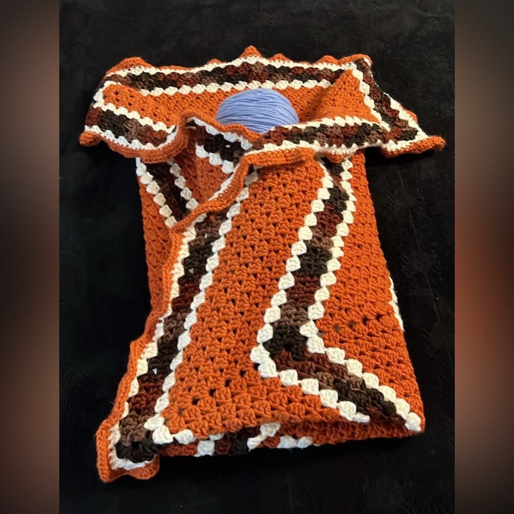 Crocheted Pentagon Blanket/Baby Swaddle ♥️
